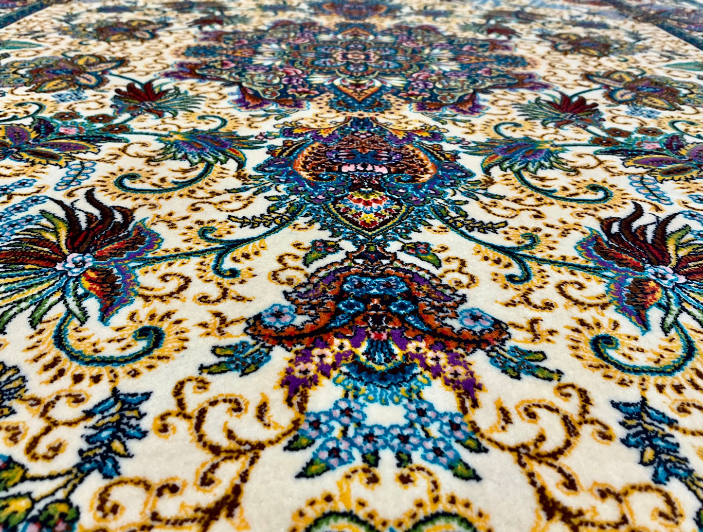 ペルシャンシルク 120cm x 80cm PS10855