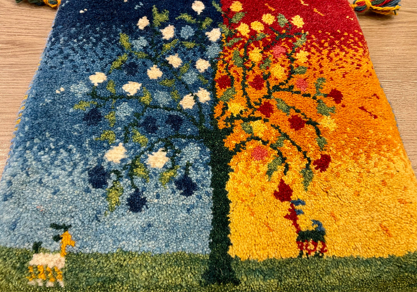 ギャッベ 42cm x 41cm T6760