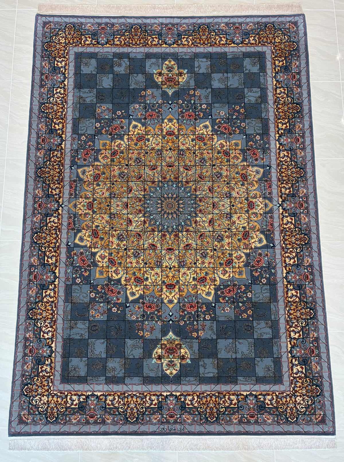 [千葉店] イスファハン ダーブッド工房 300cm x 200cm PS12454
