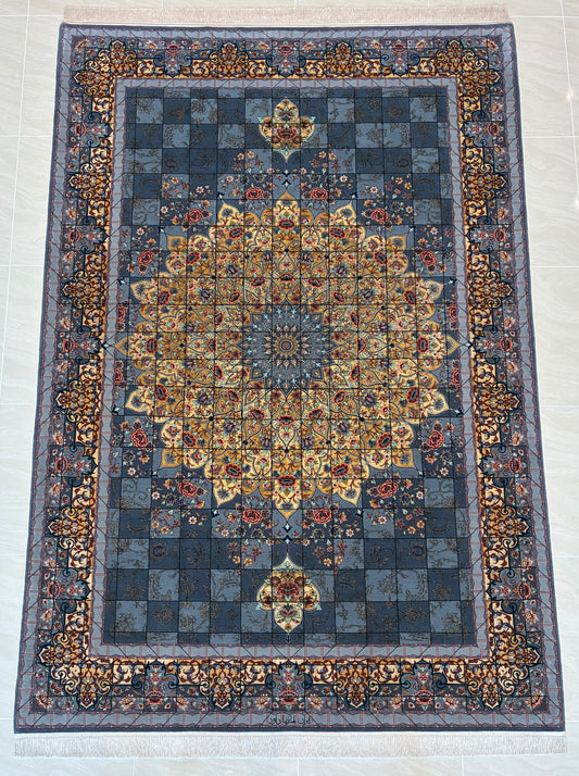 [千葉店] イスファハン ダーブッド工房 300cm x 200cm PS12454