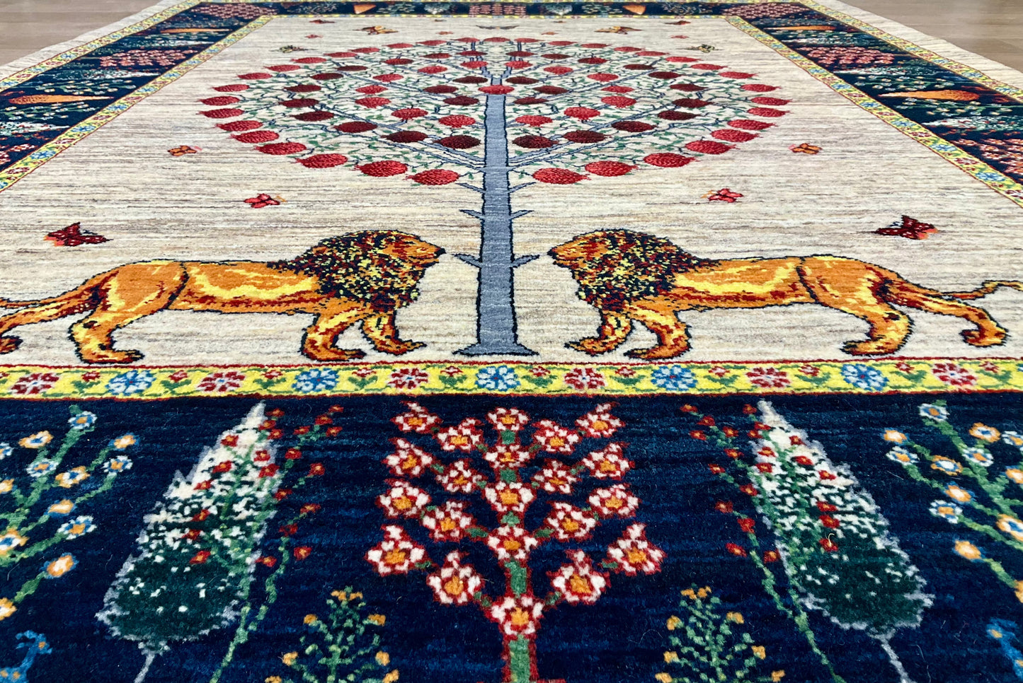 カシュクリギャッベ  200cm x 152cm RJ16073