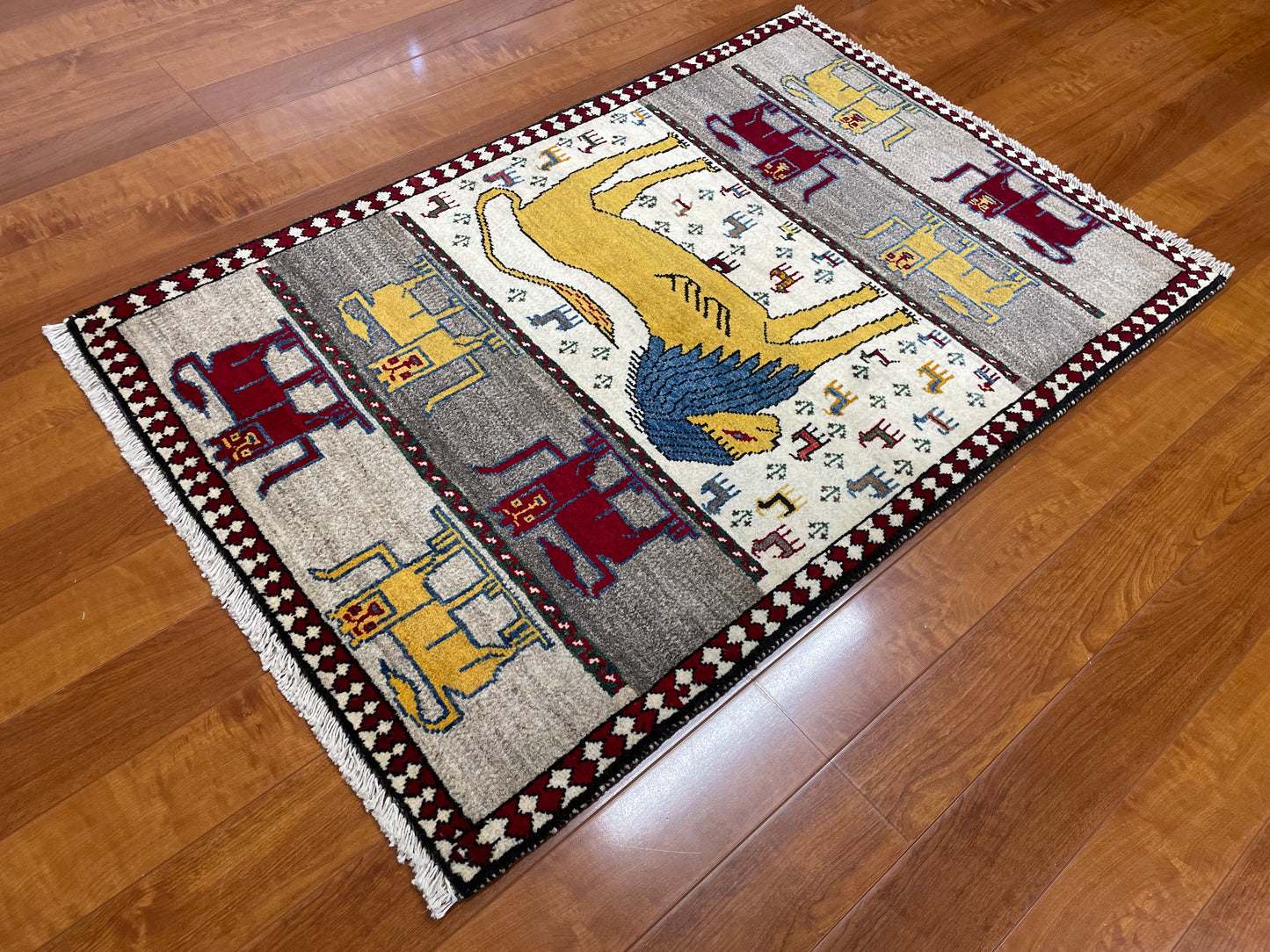 【オンライン限定】ギャッベ アマレバフト 130cm x 85cm RJ12678