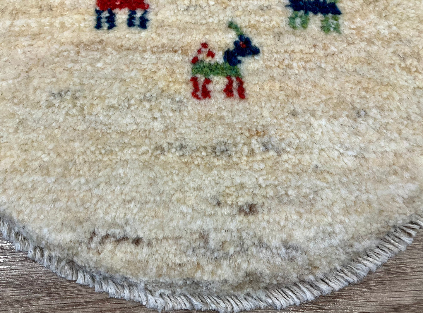 ギャッベ 42cm x 42cm T132