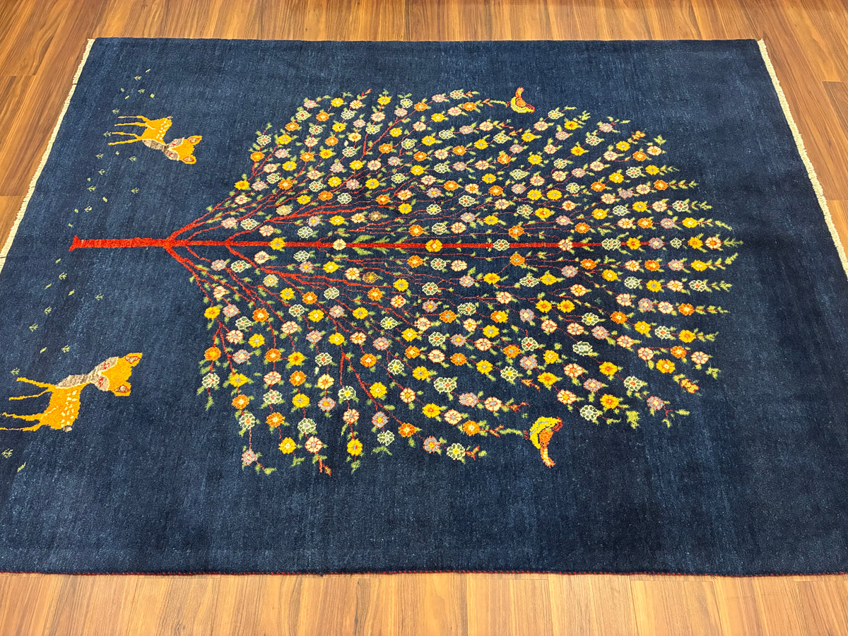 【千葉店】カシュクリギャッベ  203cm x 153cm RJ14445