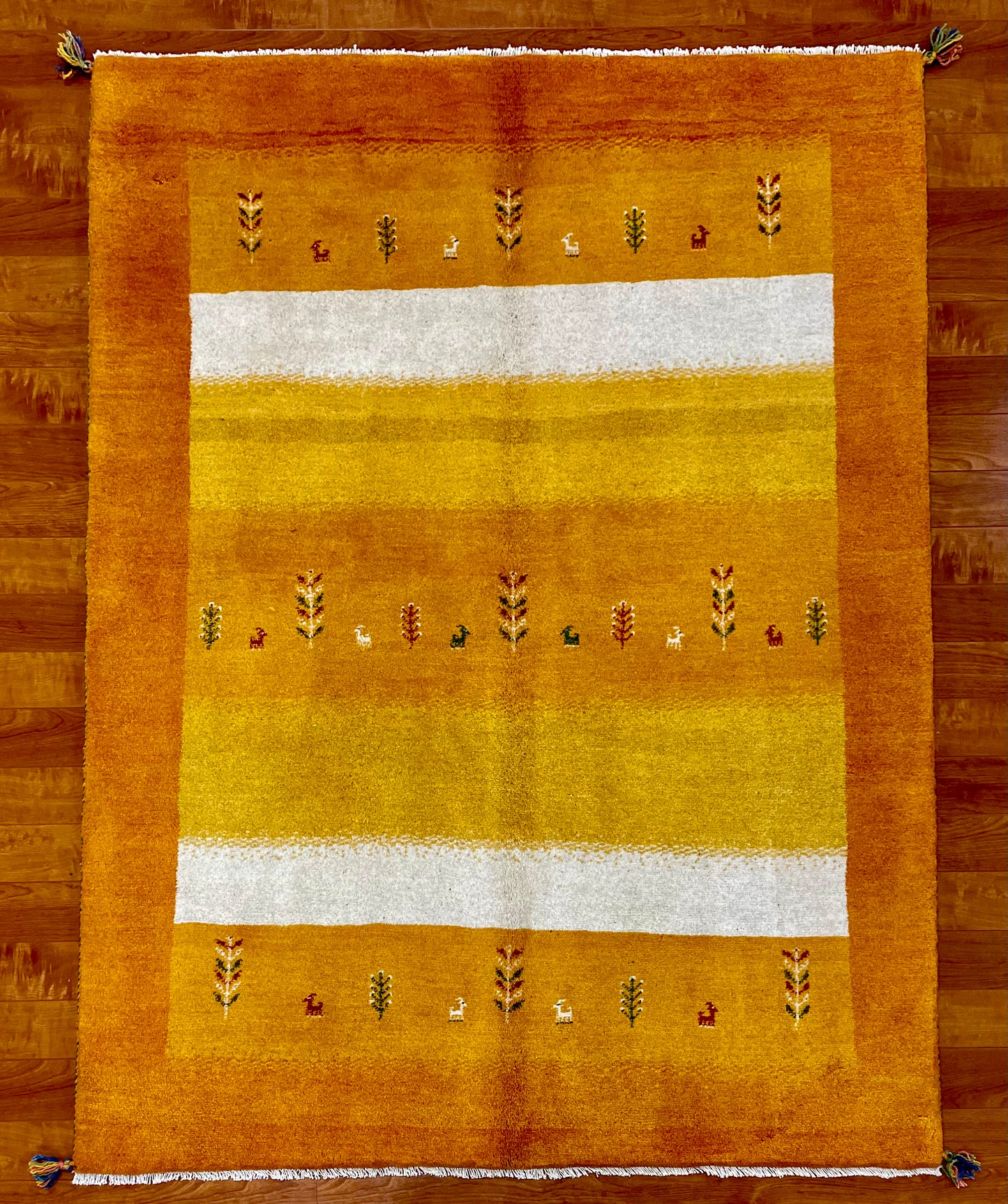 【オンライン限定】ギャッベ 197cm x 148cm RJ6449