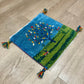 【福岡店】ギャッベ 41cm x 39cm Z3534