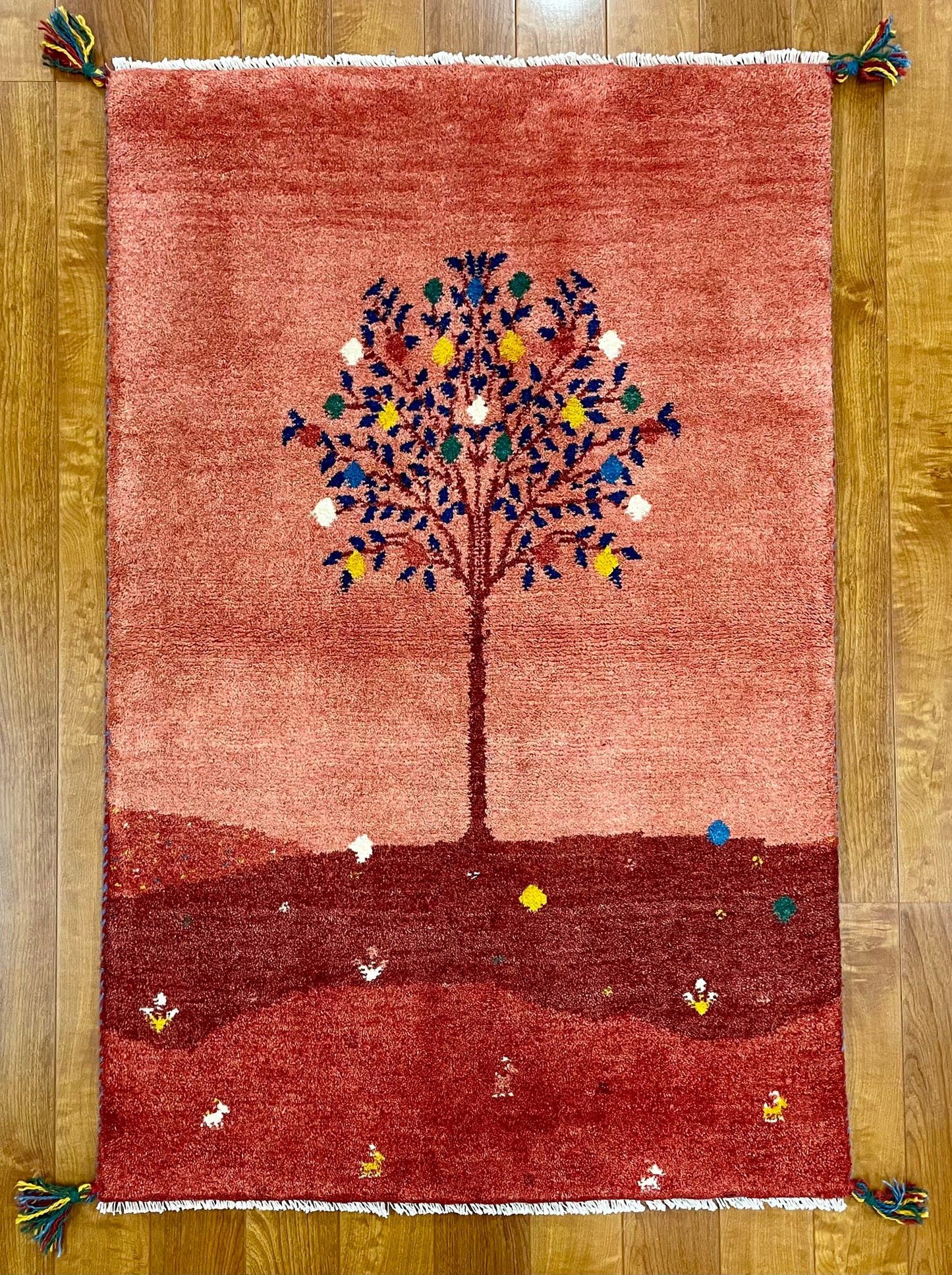 【オンライン限定】ギャッベ 125cm x 80cm RJ10407