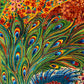 クム バハラミ工房 117cm x 82cm(楕円形) PS9357