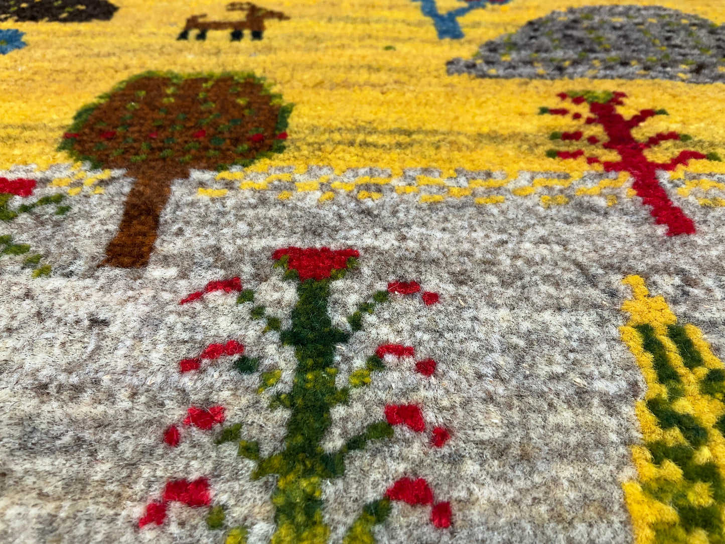 ギャッベ アマレバフト Φ100cm RJ13542