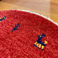 【オンライン限定】ギャッベ 90cm x 60cm (楕円形) RJ12555