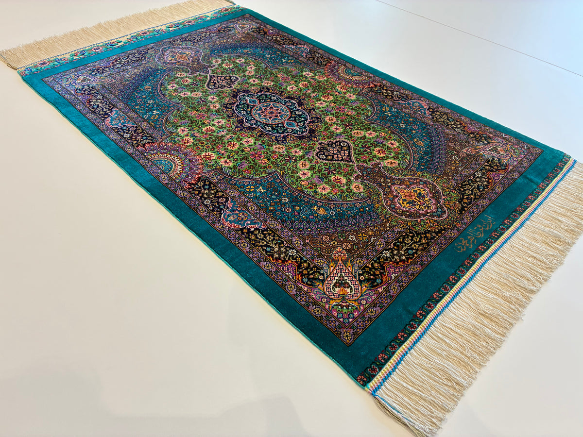 【千葉店】クム モハンマディ工房 88cm x 60cm NT15030