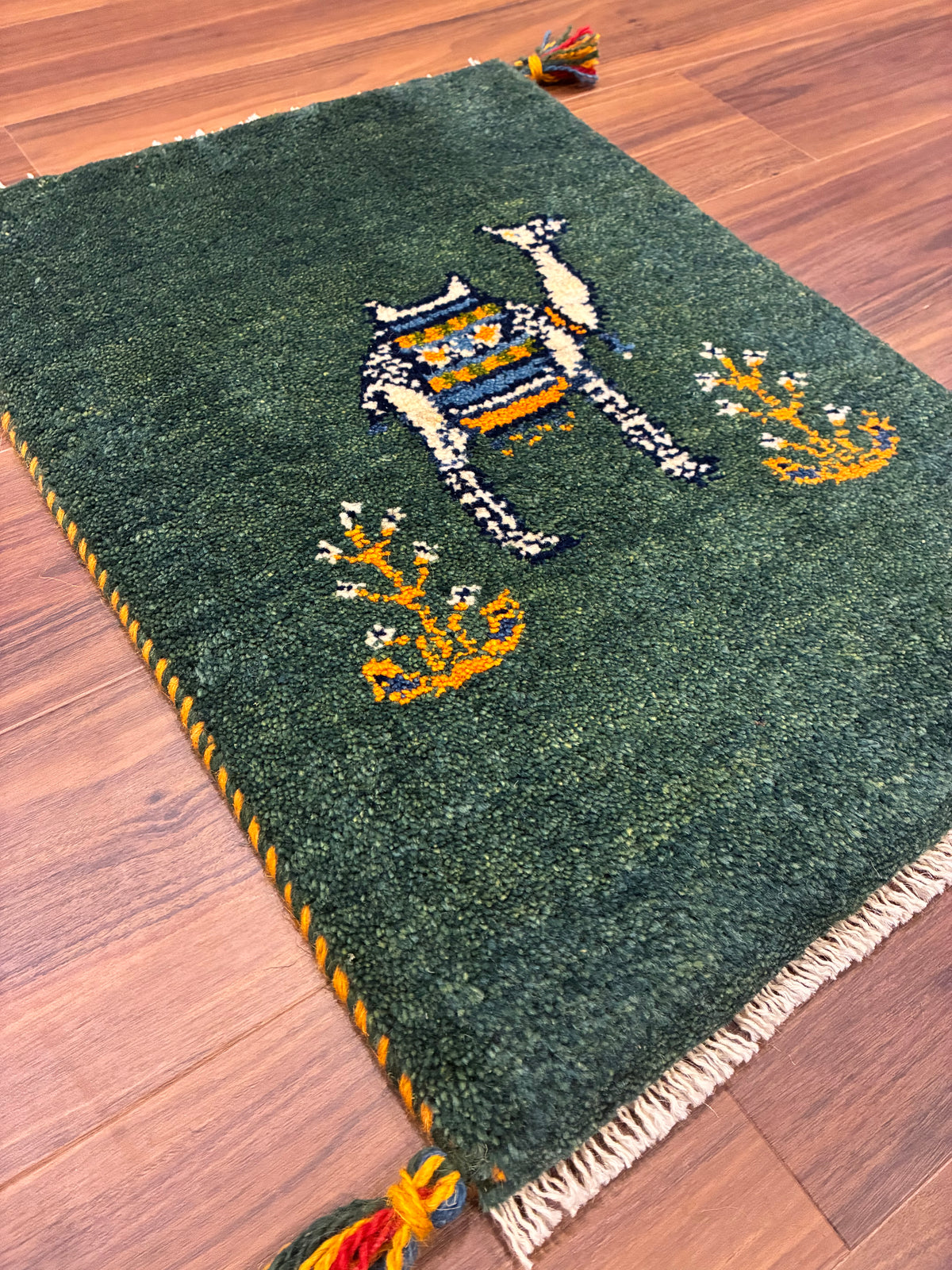 【千葉店】ギャッベ 58cm x 42cm NN19059