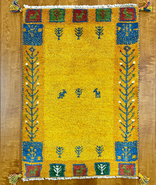 【オンライン限定】ギャッベ 90cm x 60cm RJ8093