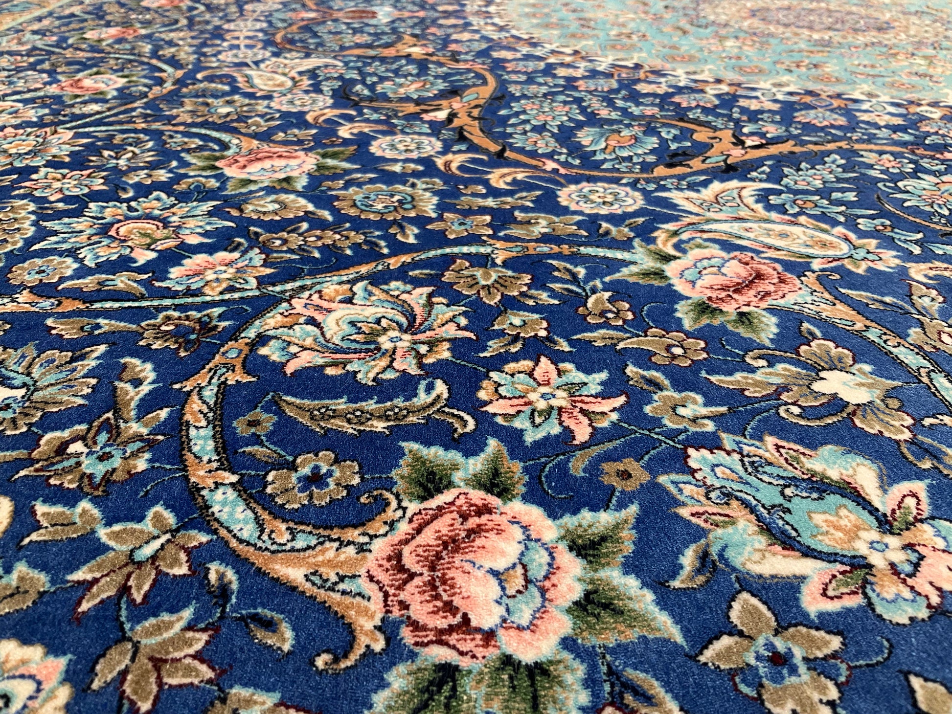 ペルシャンシルク 300cm x 200cm PS4093 – ペルシャ絨毯専門店 ペルシャンシルク 300cm x 200cm PS4093 – ペルシャ絨毯専門店