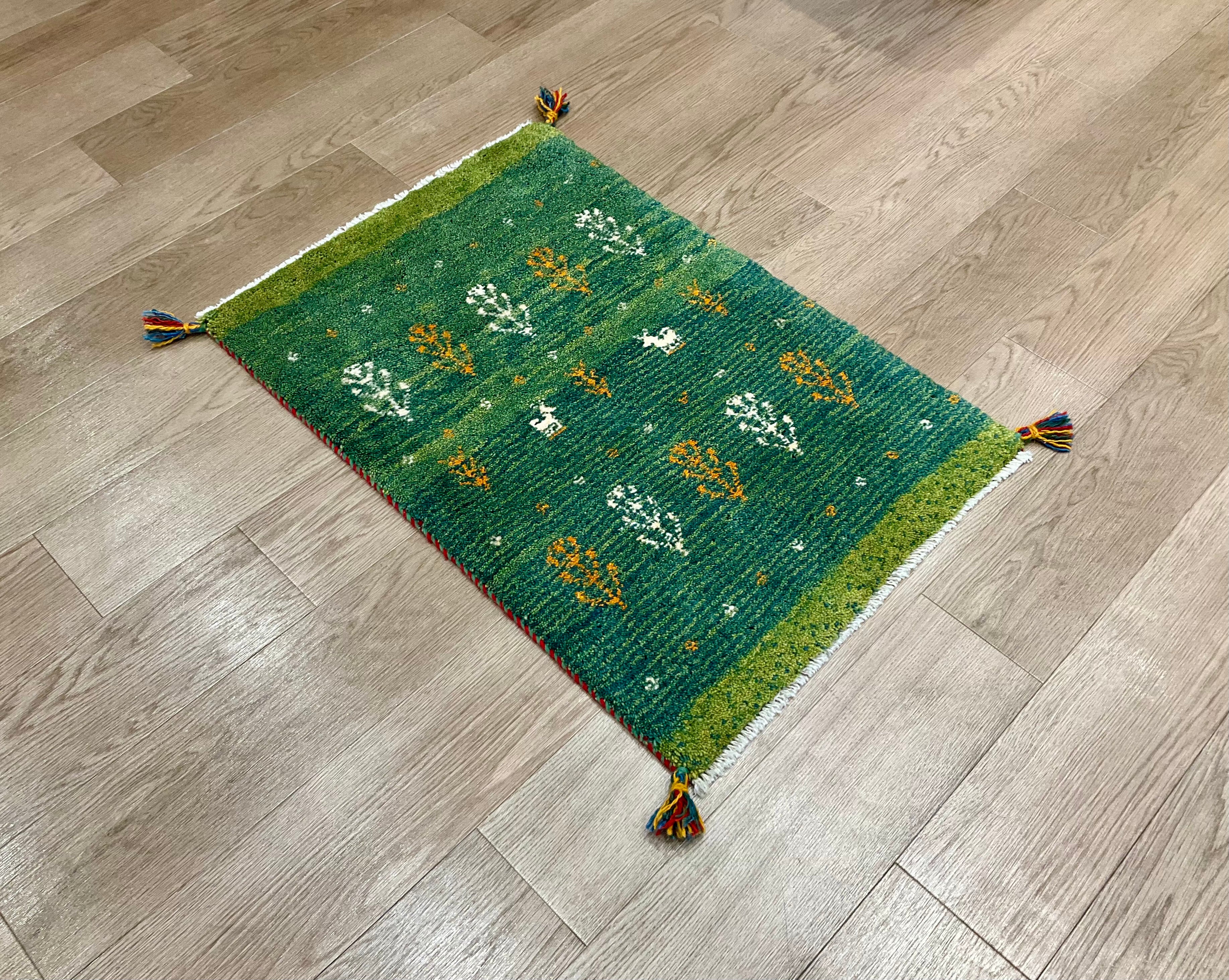 ギャッベ 90cm x 60cm RJ11566 – ペルシャ絨毯専門店 ペルシャンパトリス