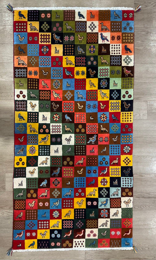 カシュクリギャッベ  200cm x 100cm NT17262