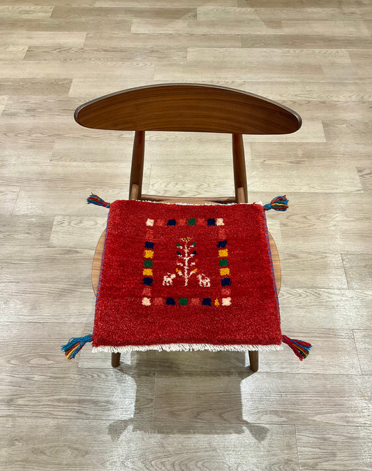 ギャッベ 43cm x 41cm Z468