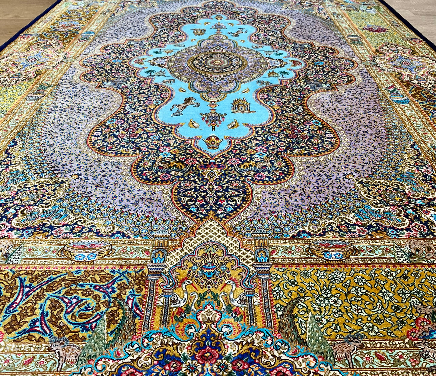 クム ジャムシーディ工房 157cm x 100cm PS9917