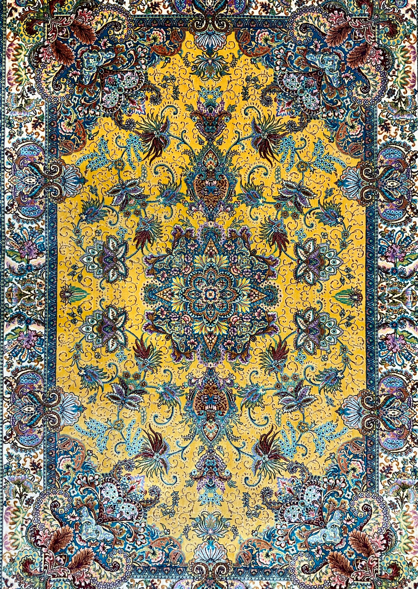 ペルシャンシルク 120cm x 80cm PS10435