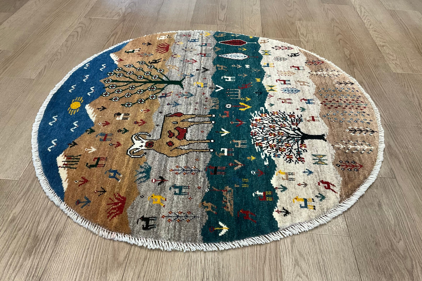 ギャッベ アマレバフト Φ100cm RJ12690