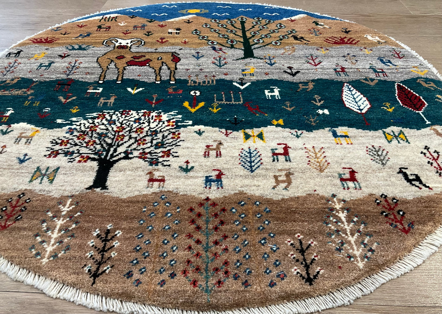 ギャッベ アマレバフト Φ100cm RJ12690