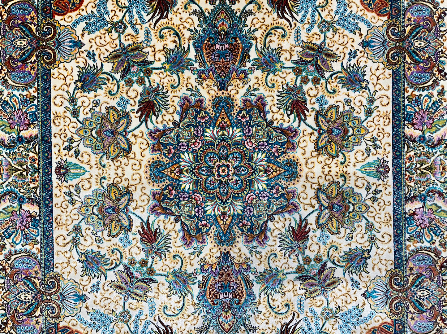 ペルシャンシルク 120cm x 80cm PS10855