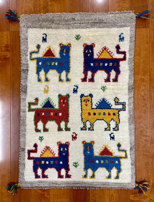 【オンライン限定】ギャッベ 88cm x 60cm RJ13709