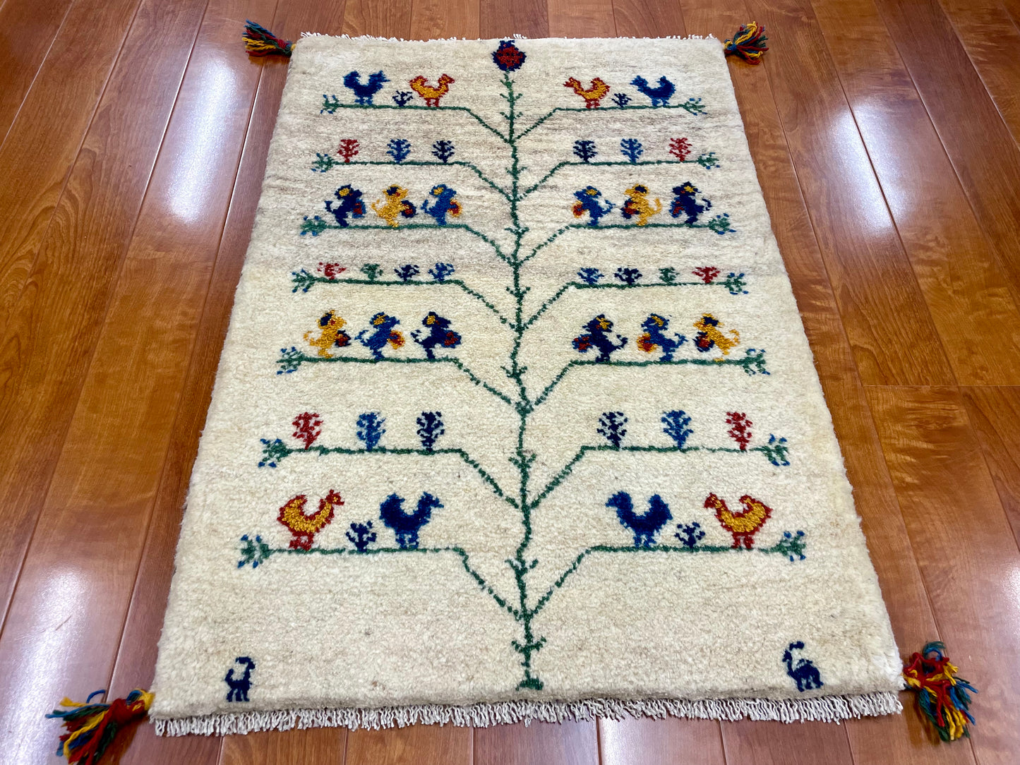 【オンライン限定】ギャッベ 90cm x 63cm RJ13706