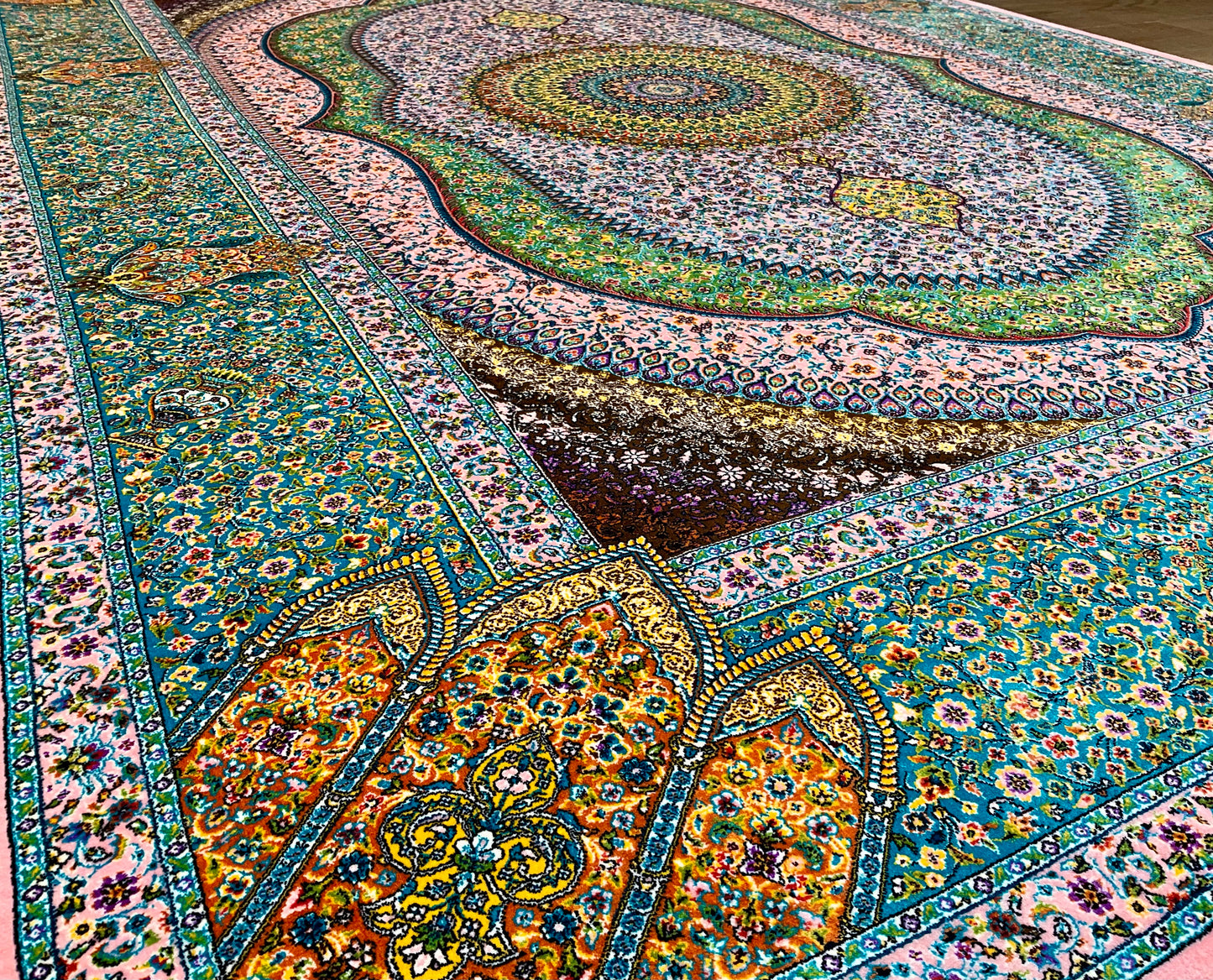 ペルシャンシルク 200cm x 135cm PS12337