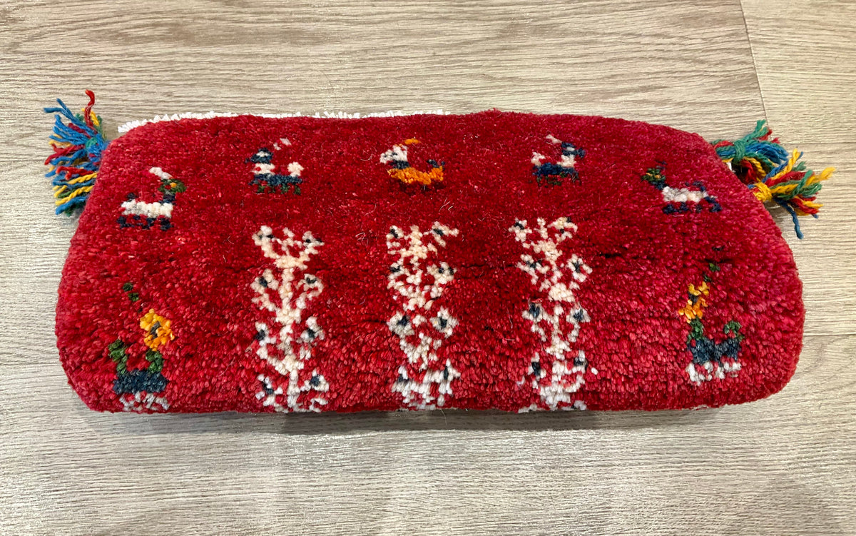 【福岡店】ギャッベ 43cm x 39cm Z3359