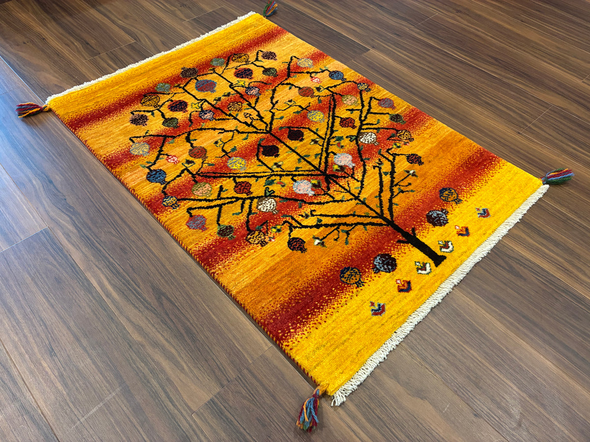 【千葉店】カシュクリギャッベ 93cm x 64cm RJ12248