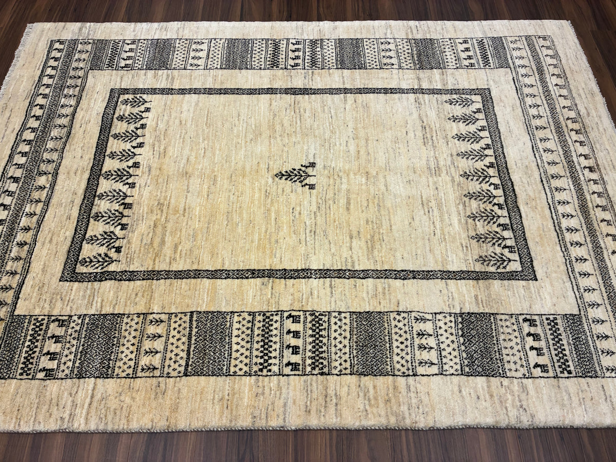 【千葉店】カシュクリギャッベ  210cm x 150cm RJ11000