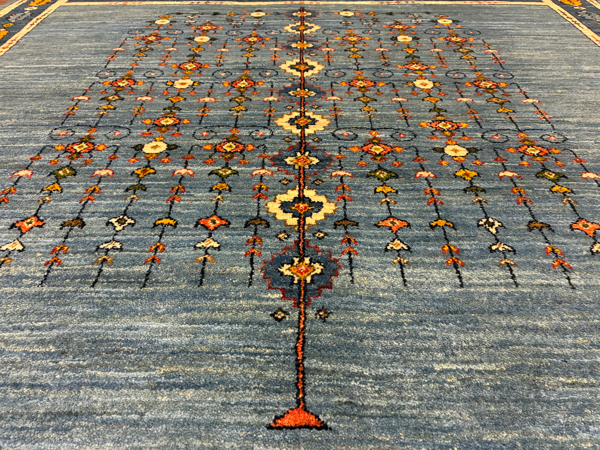 【千葉店】カシュクリギャッベ  208cm x 152cm RJ17449