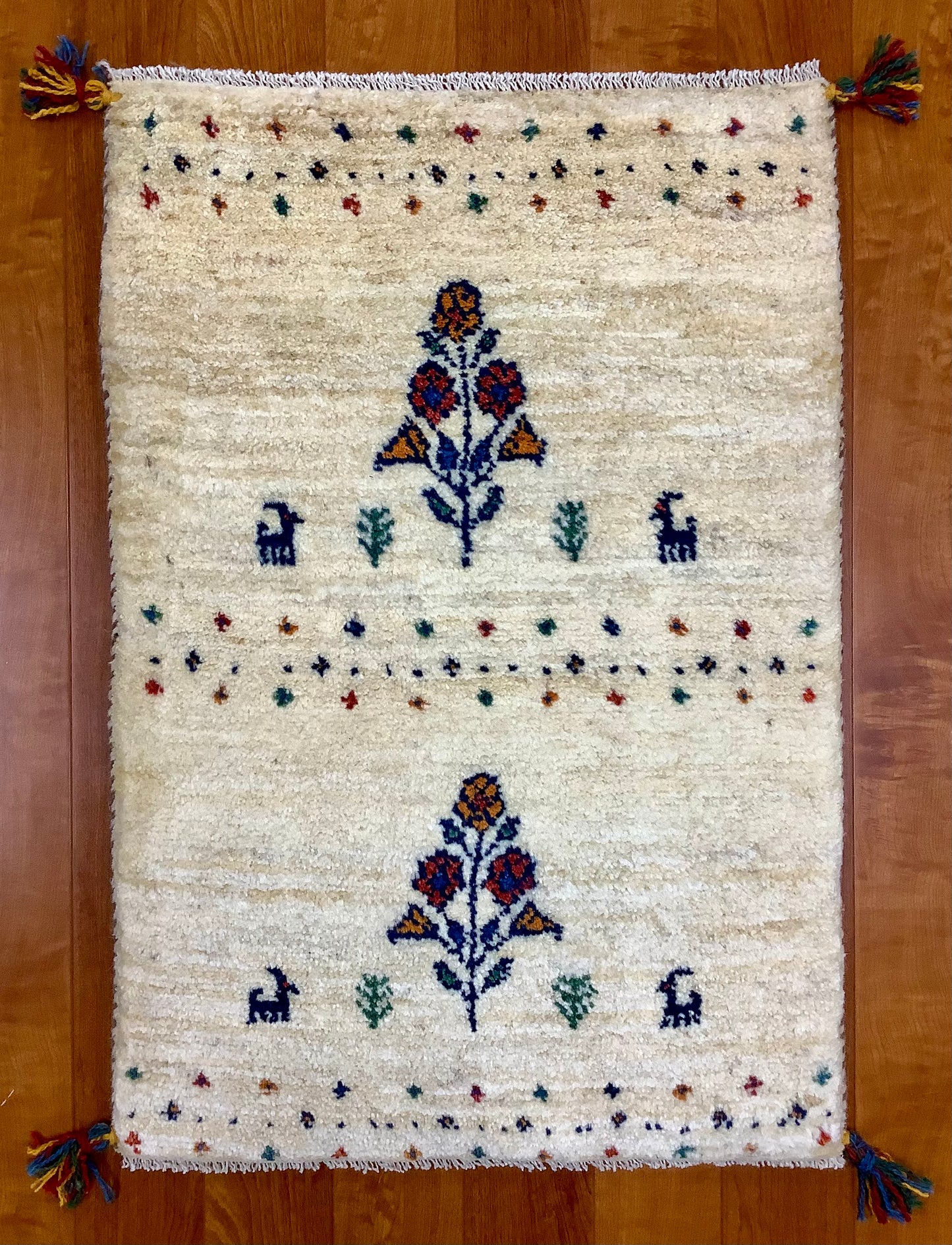 【オンライン限定】ギャッベ 85cm x 58cm RJ14220