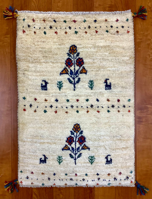 【オンライン限定】ギャッベ 85cm x 58cm RJ14220