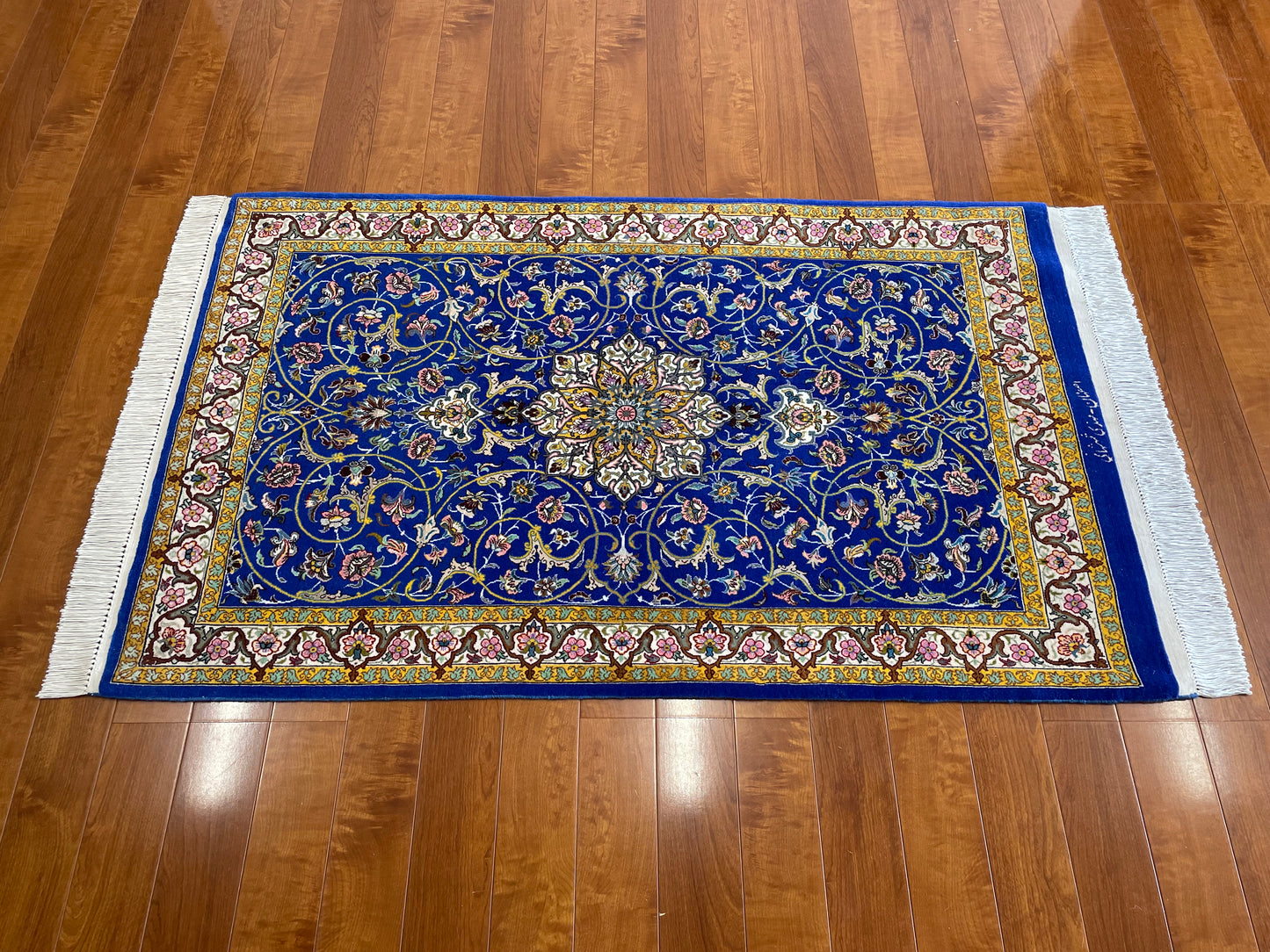 【オンライン限定】イスファハン シャッシャハーニ工房 143cm x 90cm A22610