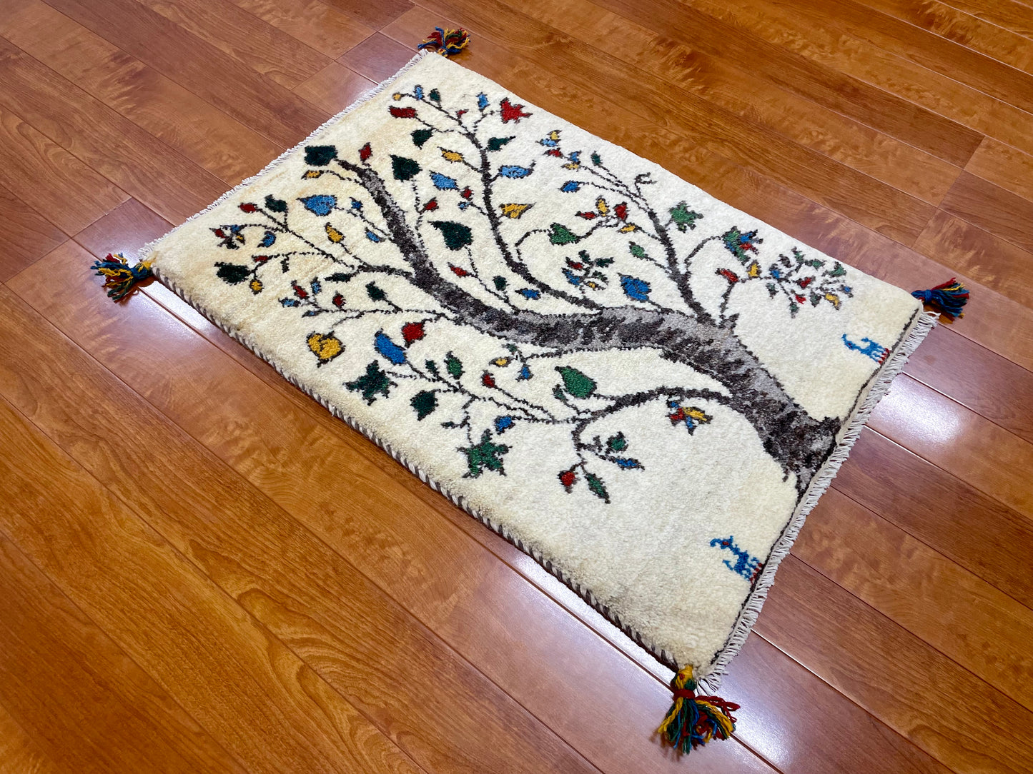 【オンライン限定】ギャッベ 87cm x 60cm RJ13808