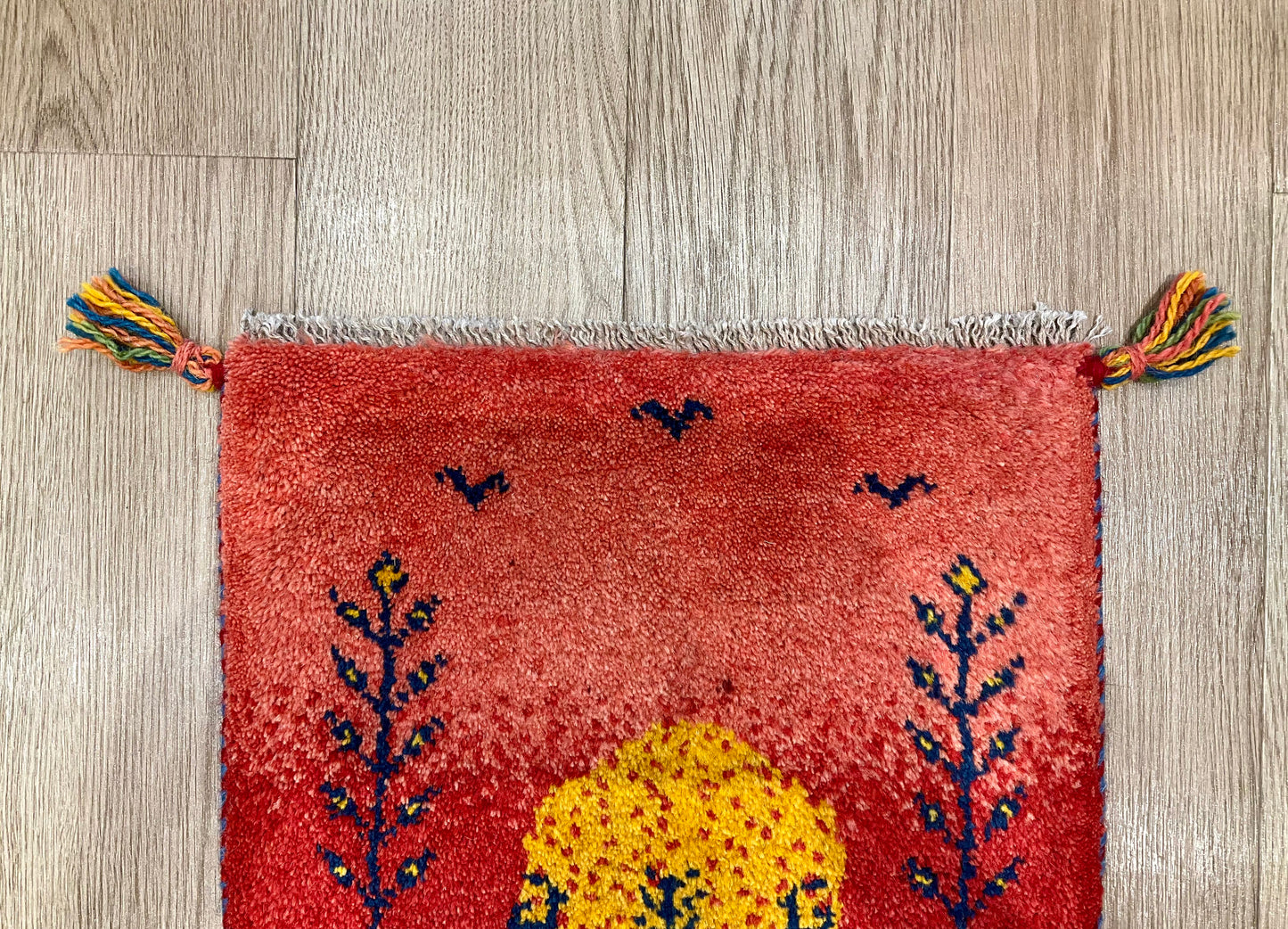 ギャッベ 40cm x 40cm AJ28286