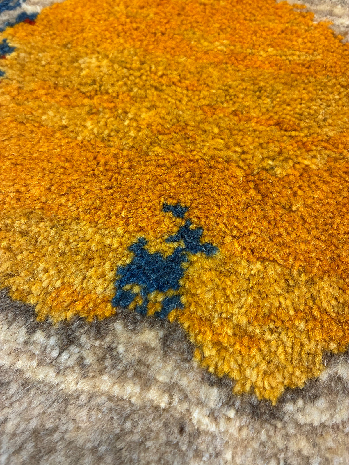 【千葉店】ギャッベ 39cm x 40cm Z3054