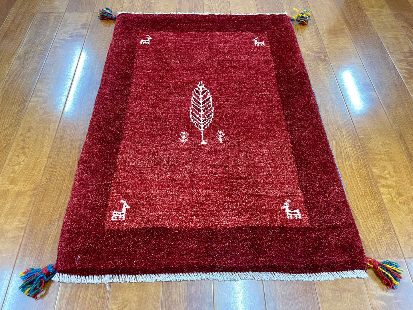 【オンライン限定】ギャッベ 90cm x 64cm RJ12105