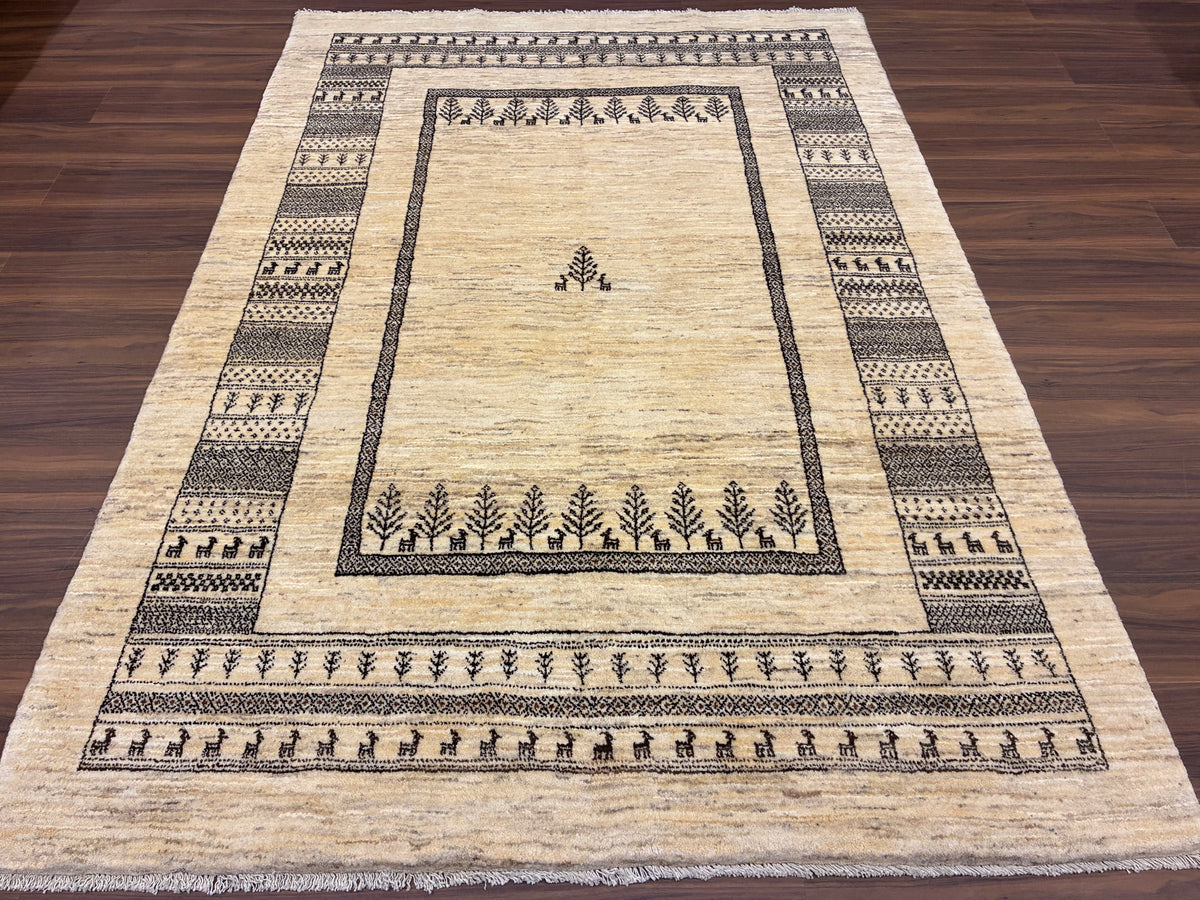 【千葉店】カシュクリギャッベ  210cm x 150cm RJ11000