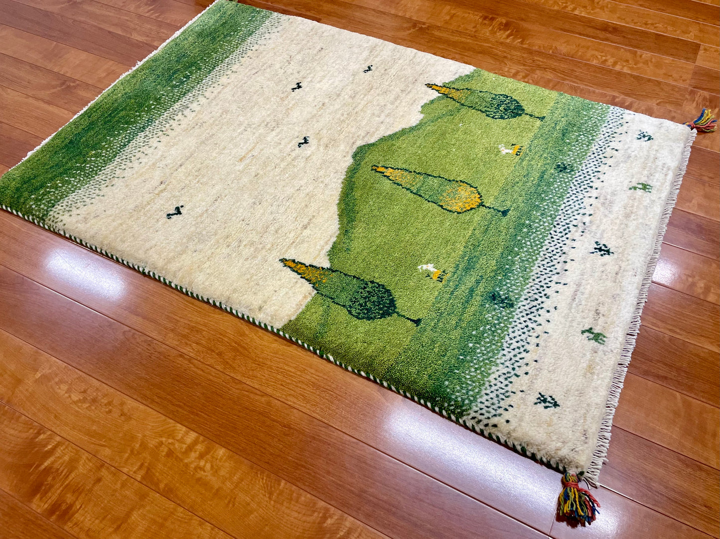 【オンライン限定】ギャッベ 123cm x 87cm RJ7170