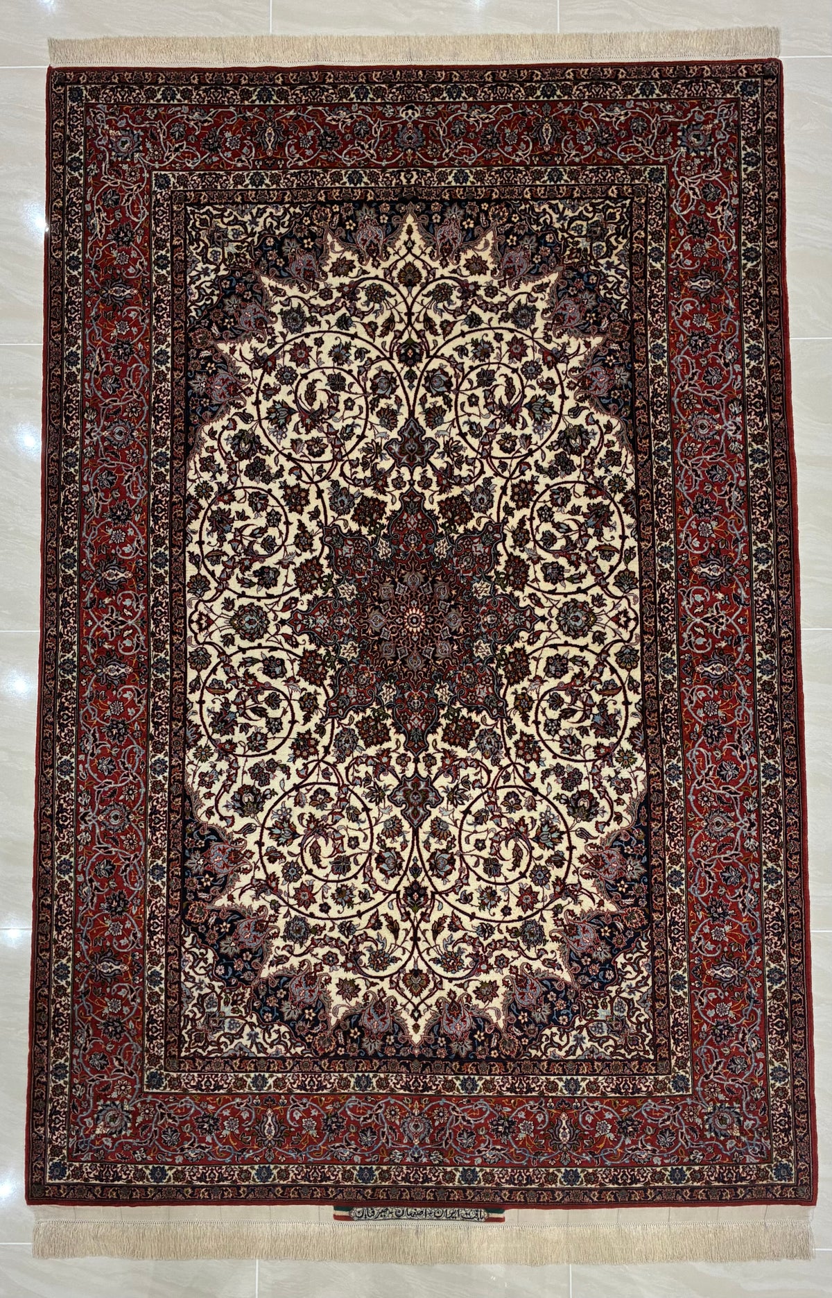 【千葉店】 イスファハン セイラフィアン工房 230cm x 152cm PS13458