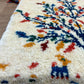 【福岡店】ギャッベ 42cm x 41cm Z3685