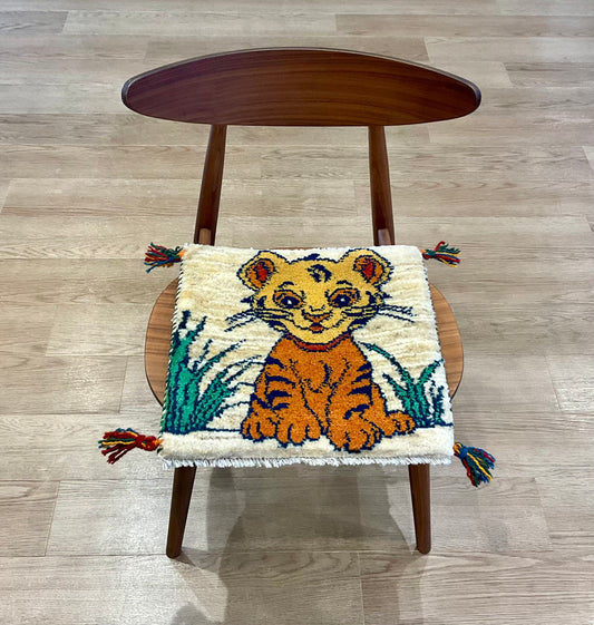 ギャッベ 41cm x 42cm T7589