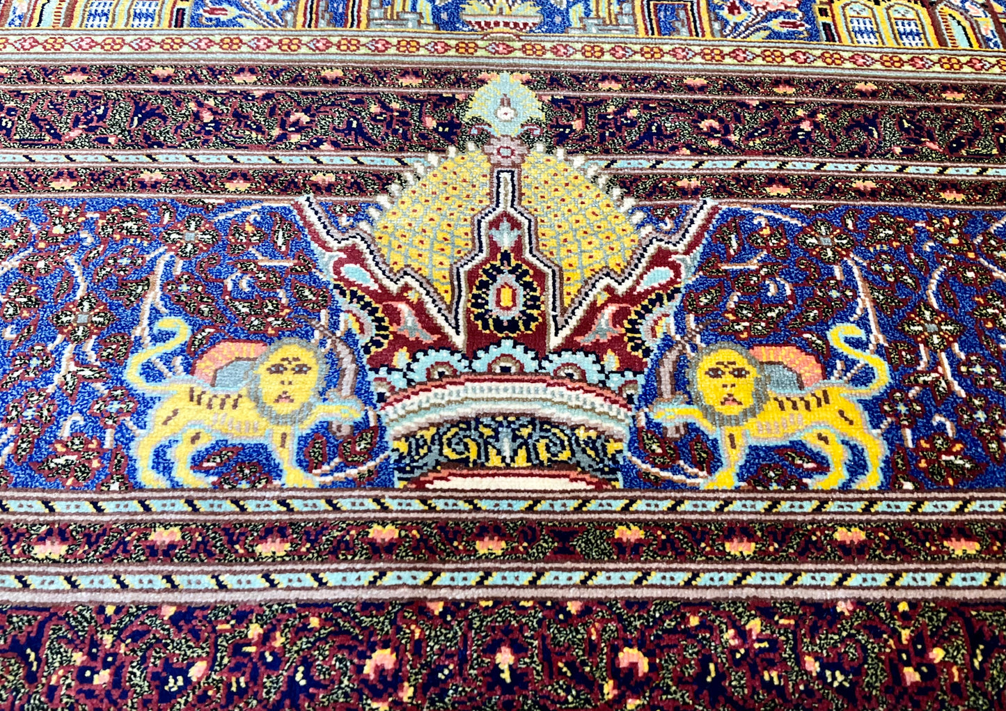 クム ジャムシーディ工房 148cm x 104cm NT11438