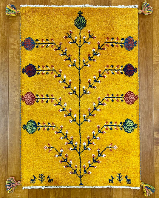 【オンライン限定】ギャッベ 88cm x 58cm RJ6843