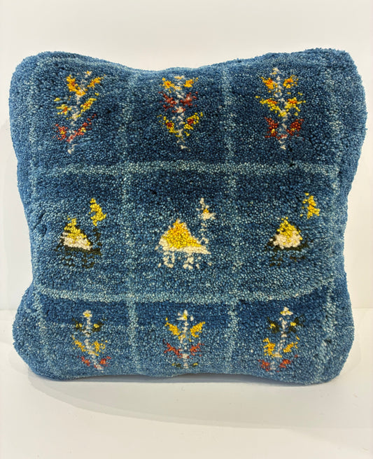 【千葉店】ギャッベクッション 48cm x 51cm Z2884