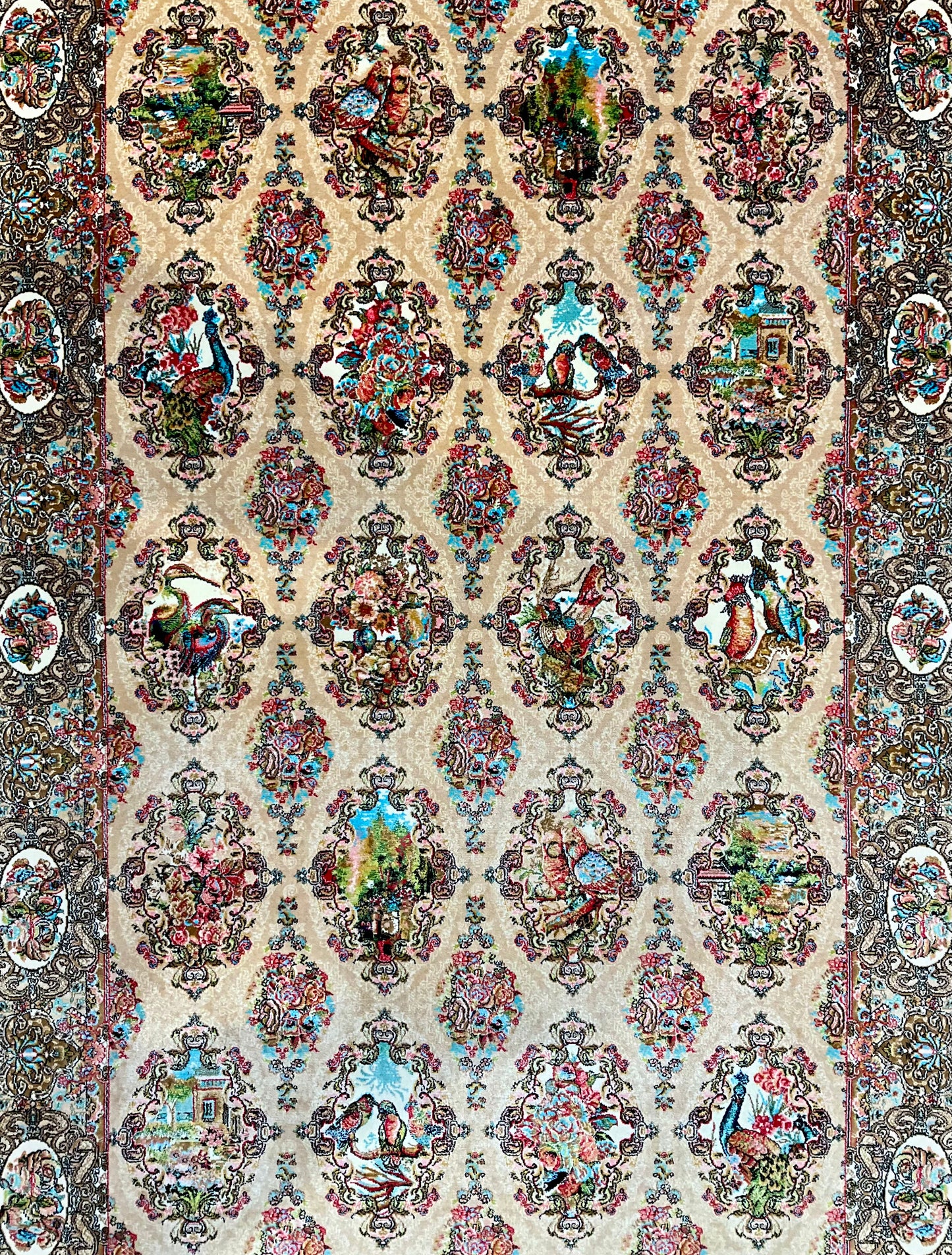 ペルシャンシルク 120cm x 80cm PS10444