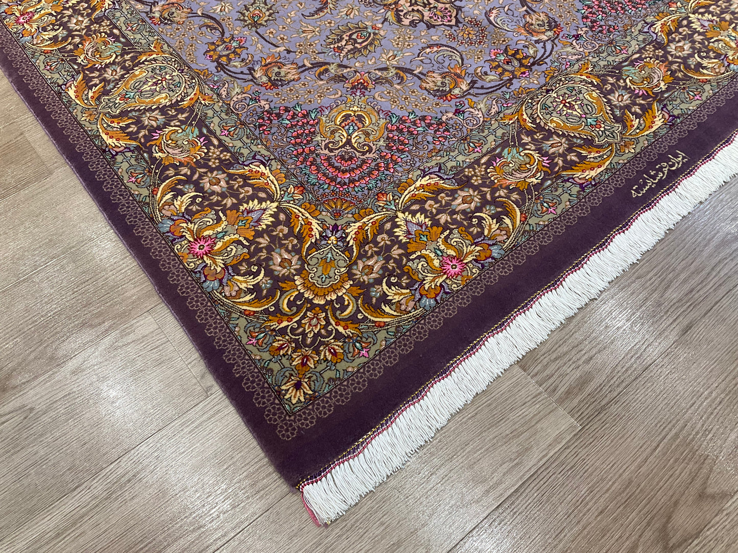 クム ウール シャーイエステ工房 201cm x 136cm NT7468